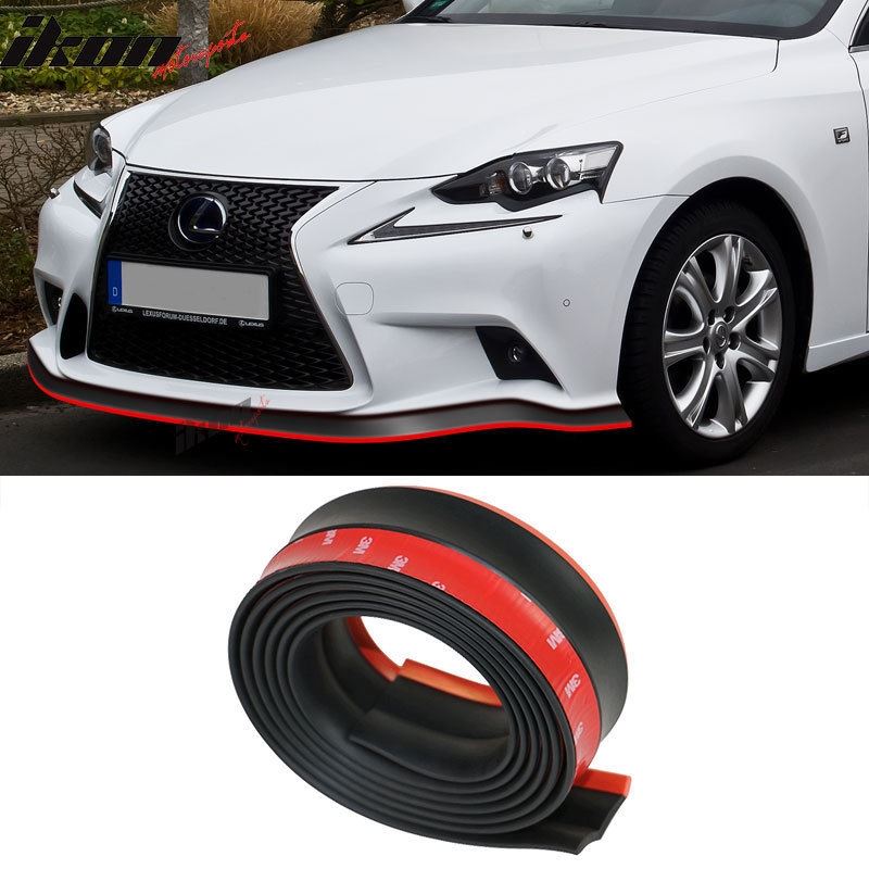 100-Inch Front Bumper Lip with Red Trim