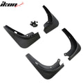 Matte Black Mud Flaps Set
