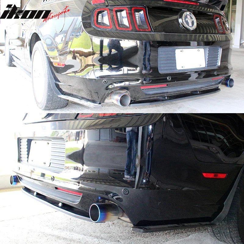 Rear Shark Fin Bumper Diffuser