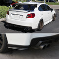 STI Style Rear Bumper Aprons