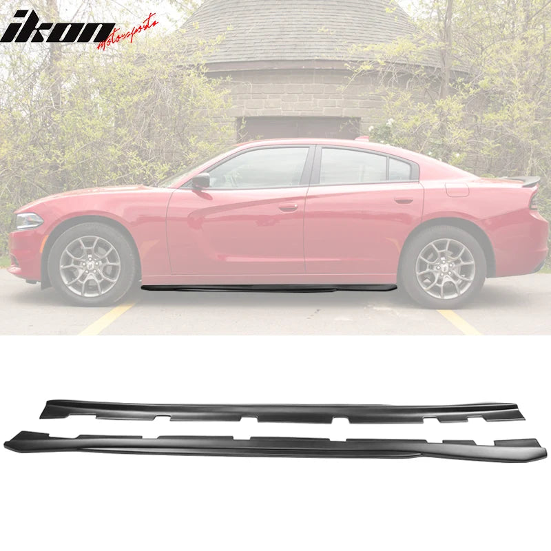 Matte Black PP Front Bumper Lip Splitter