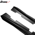 Matte Black PP Front Bumper Lip Splitter