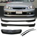 Front Bumper Lip, Grille, and Window Visor Kit