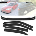 Mugen Style Front Bumper Lip and Slim Window Visor Kit