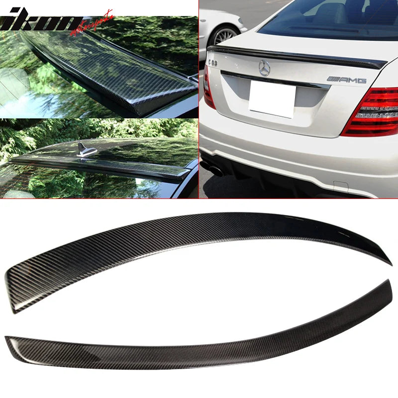 Carbon Fiber Roof and Trunk Spoiler
