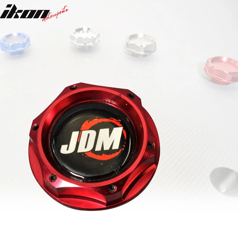 JDM Style Oil Filler Cap Cover, Red