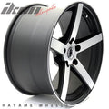FF037 18x9.5 +35 5x114.3 Matte Black Machined Face Wheel