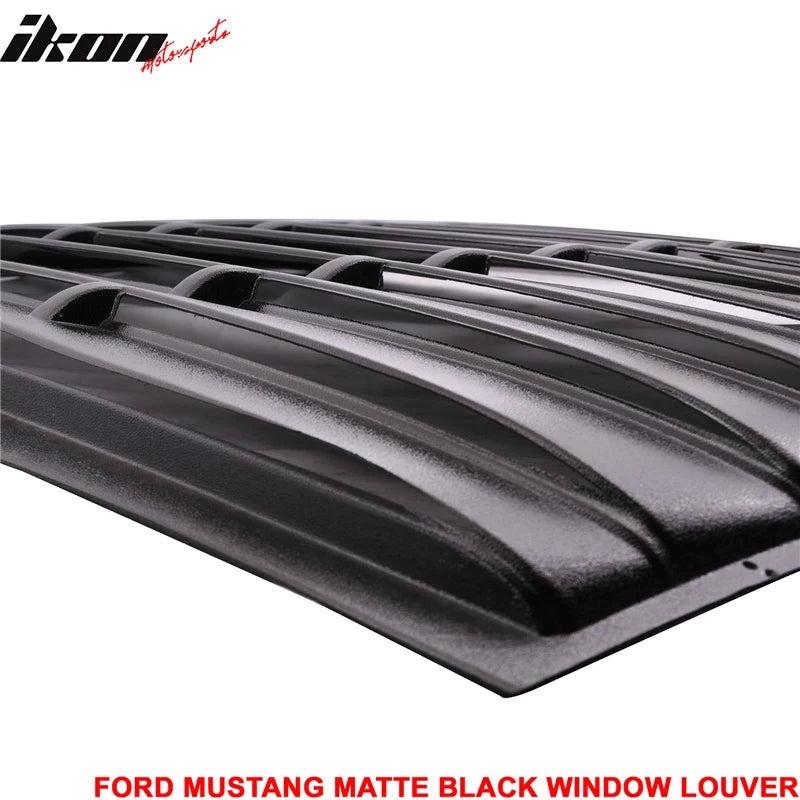 Rear Window Louver and Trunk Spoiler Kit