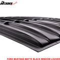 Rear Window Louver and Trunk Spoiler Kit