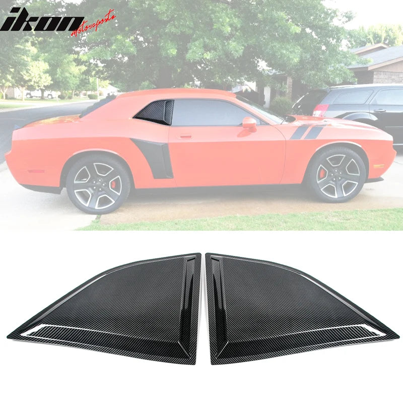 V2 Rear Side Window Louver Scoop