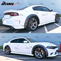 Carbon Fiber Print Front Bumper Lip and Fender Flare Kit