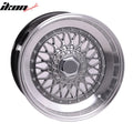17x8.5 +25 Offset 5x100 / 5x114.3 Hyper Black Face Wheel