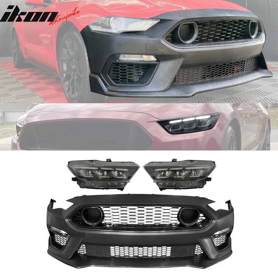 Mach 1 Style Front Bumper Cover