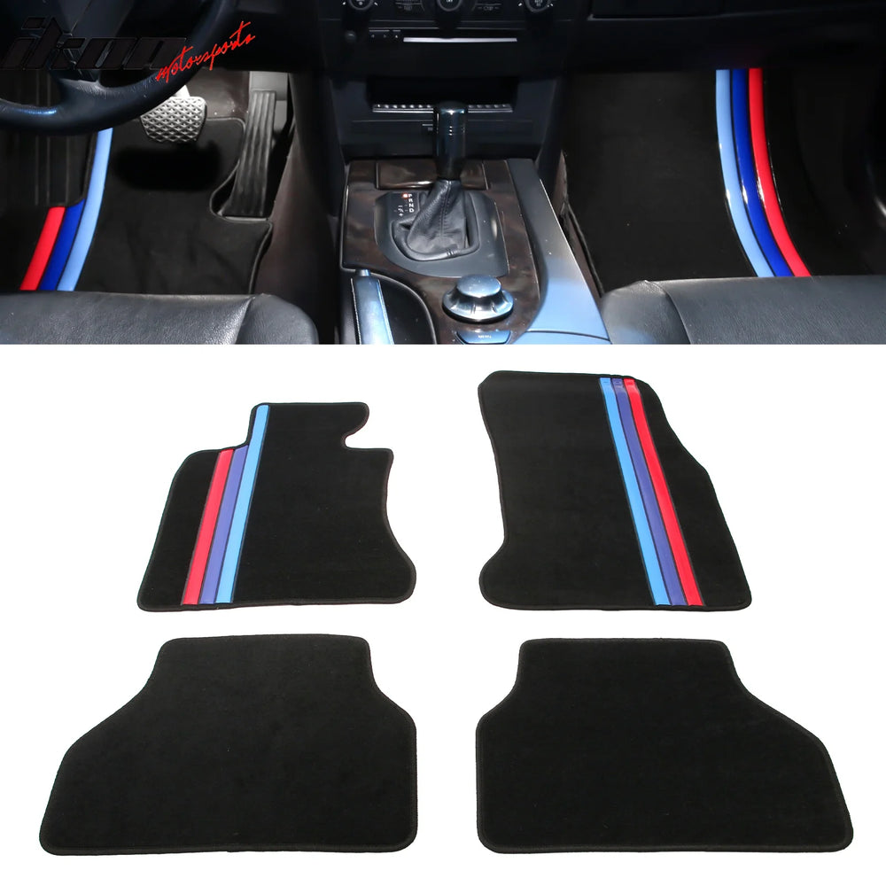4-Piece Nylon Floor Mat Set