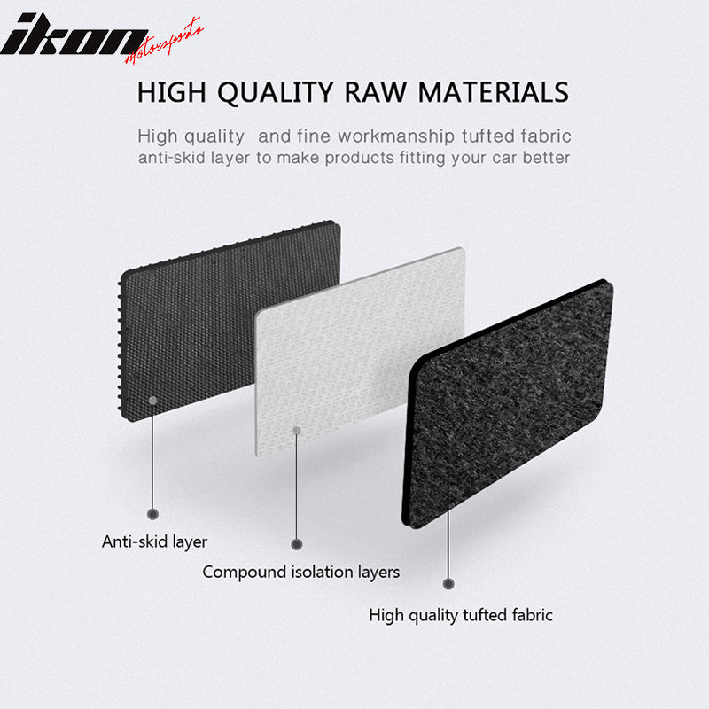 4-Piece Nylon Floor Mat Set