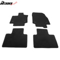 Carpet Floor Mats, Black 4-Piece Set
