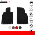 2-Piece Nylon Floor Mat Set, Black