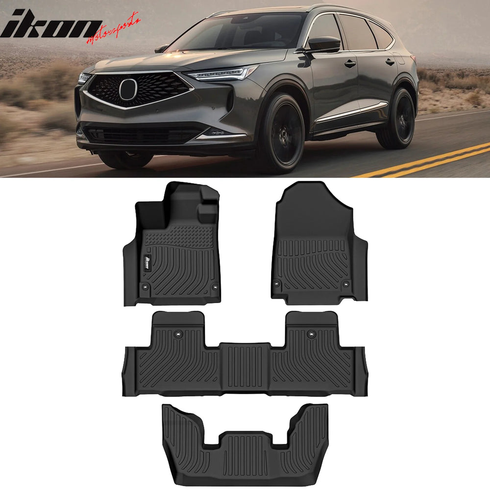 3D All-Weather TPE Floor Mat Set