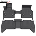 All-Weather TPE Floor Mats, Black
