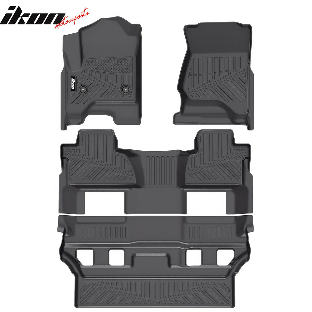 3D Floor Mats - All-Weather Black TPE