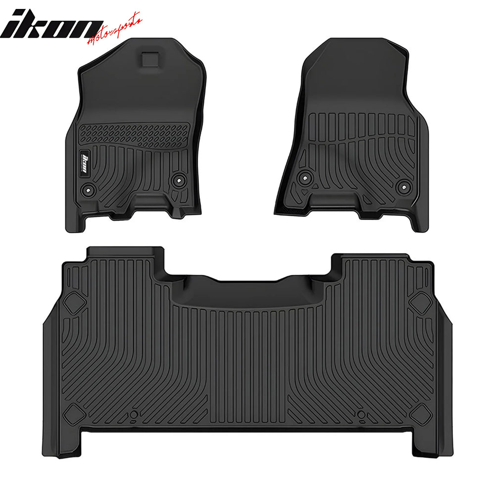 3-Piece All-Weather TPE Floor Mat Set