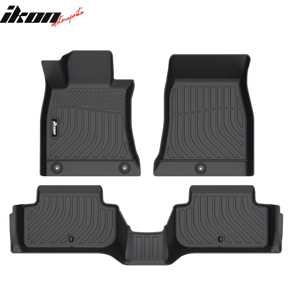 3-Piece All-Weather TPE Floor Mat Set