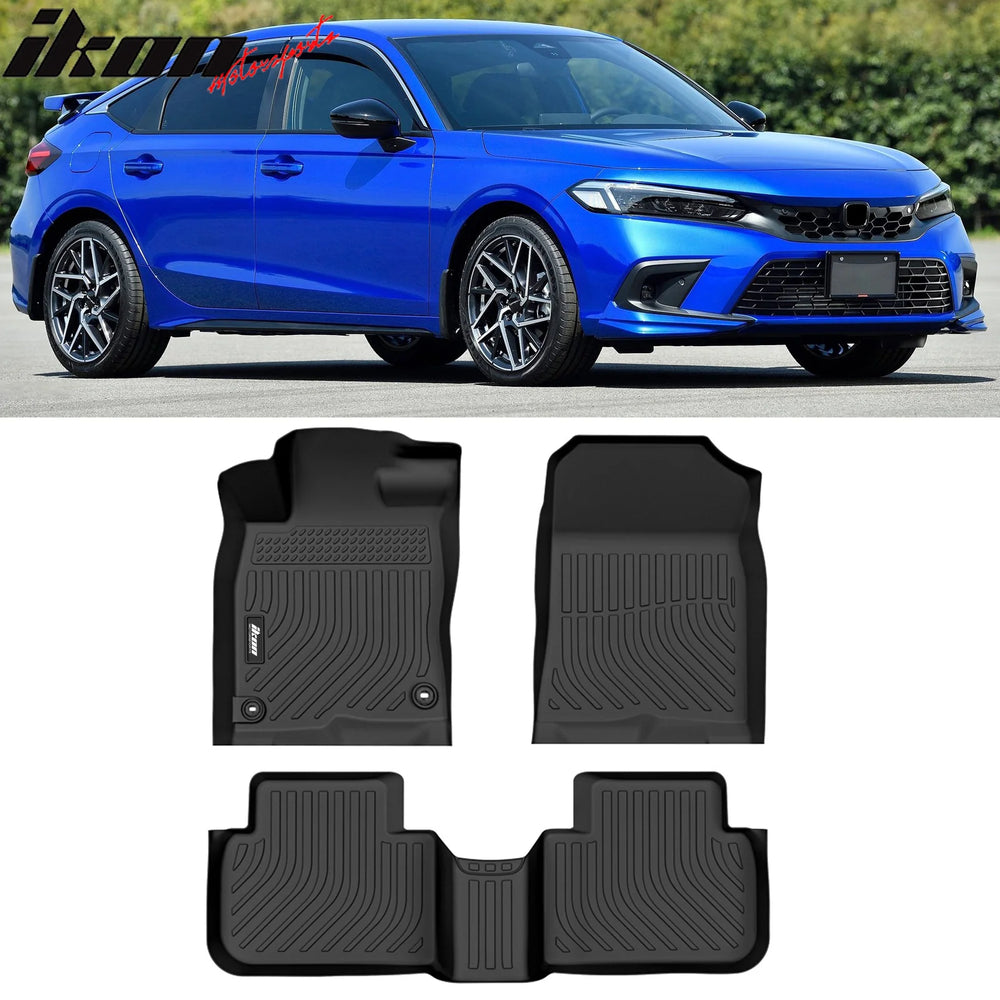 3D All-Weather TPE Floor Mat Set
