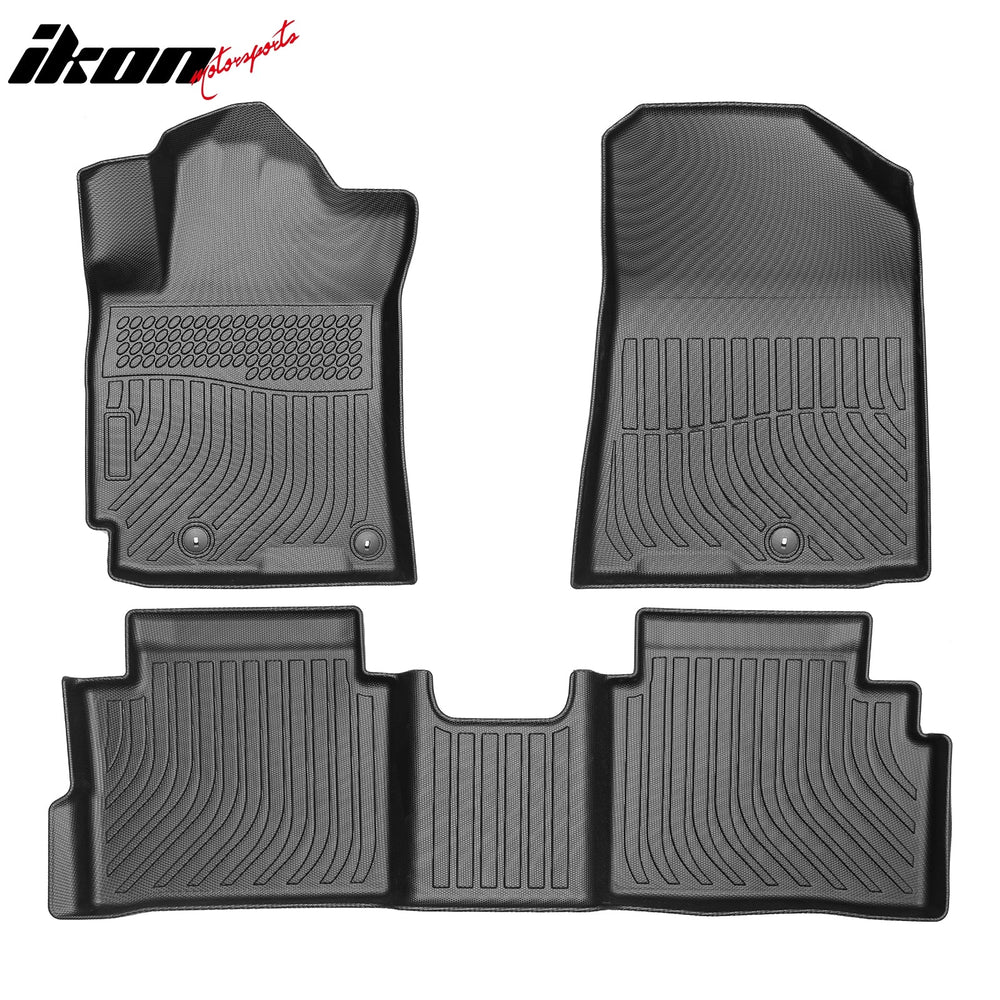 3D Molded All-Weather Floor Mats, 3-Piece Set