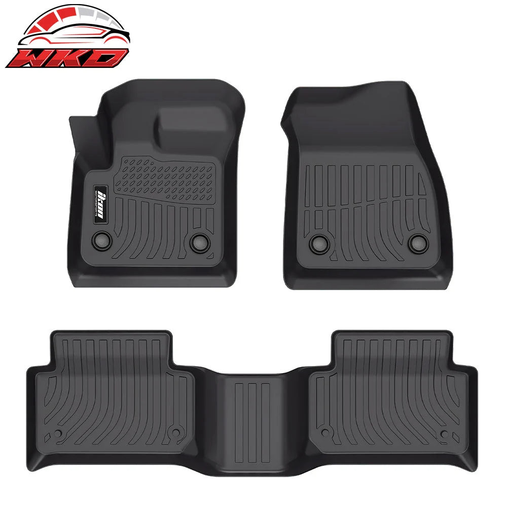 3-Piece All-Weather TPE Floor Mat Set