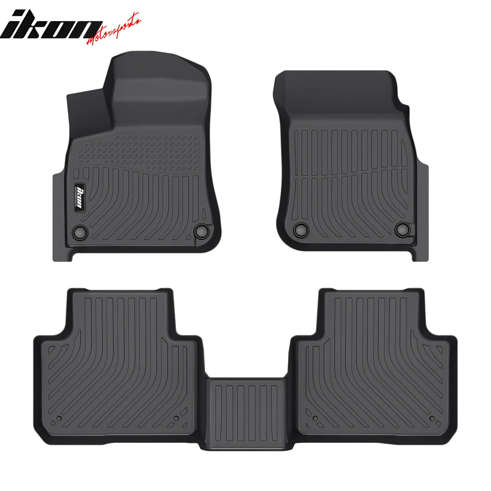 3-Piece All-Weather 3D Carpet Floor Mat Set