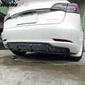 V Style Rear Bumper Diffuser
