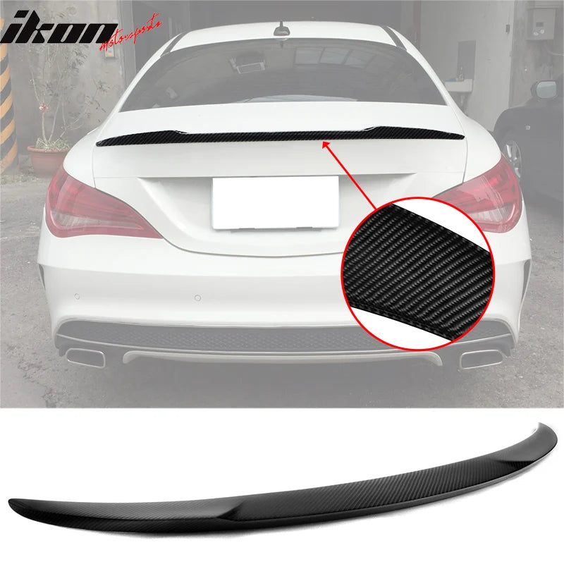 V-Style Carbon Fiber Rear Trunk Spoiler