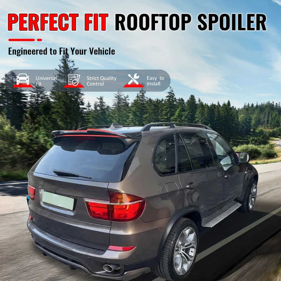 Rear Roof Spoiler Gloss Black
