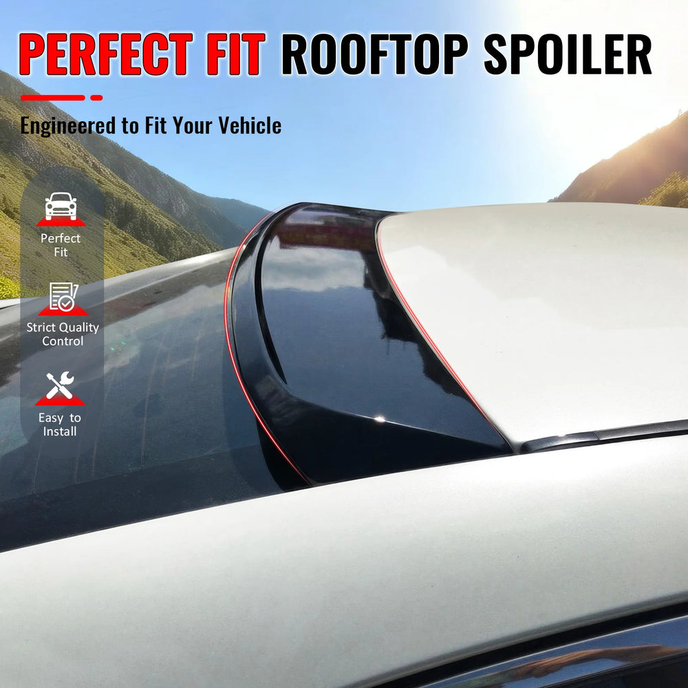 Gloss Black ABS Roof Spoiler