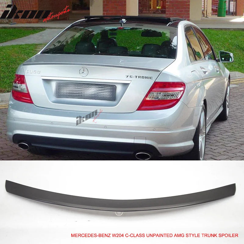 ABS Unpainted Rear Trunk Spoiler