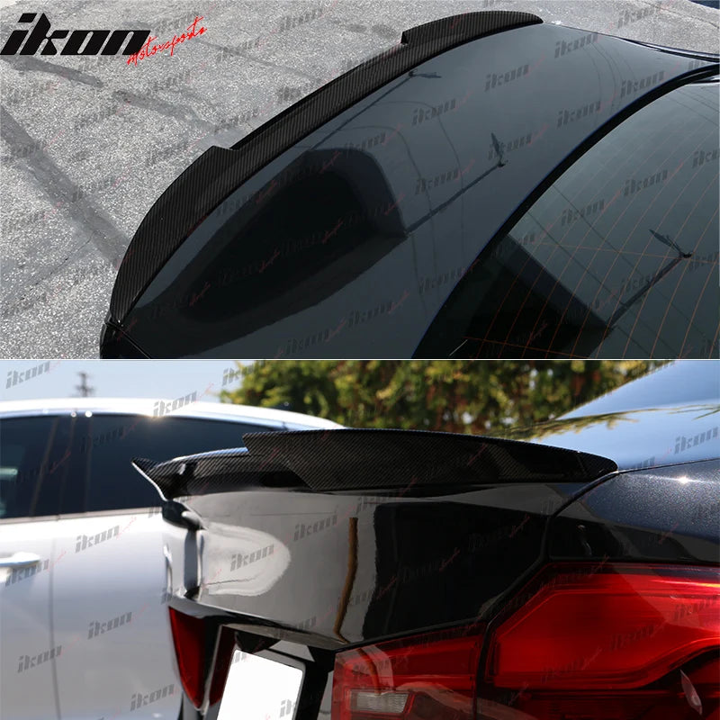 M4 Style Carbon Fiber Trunk Spoiler
