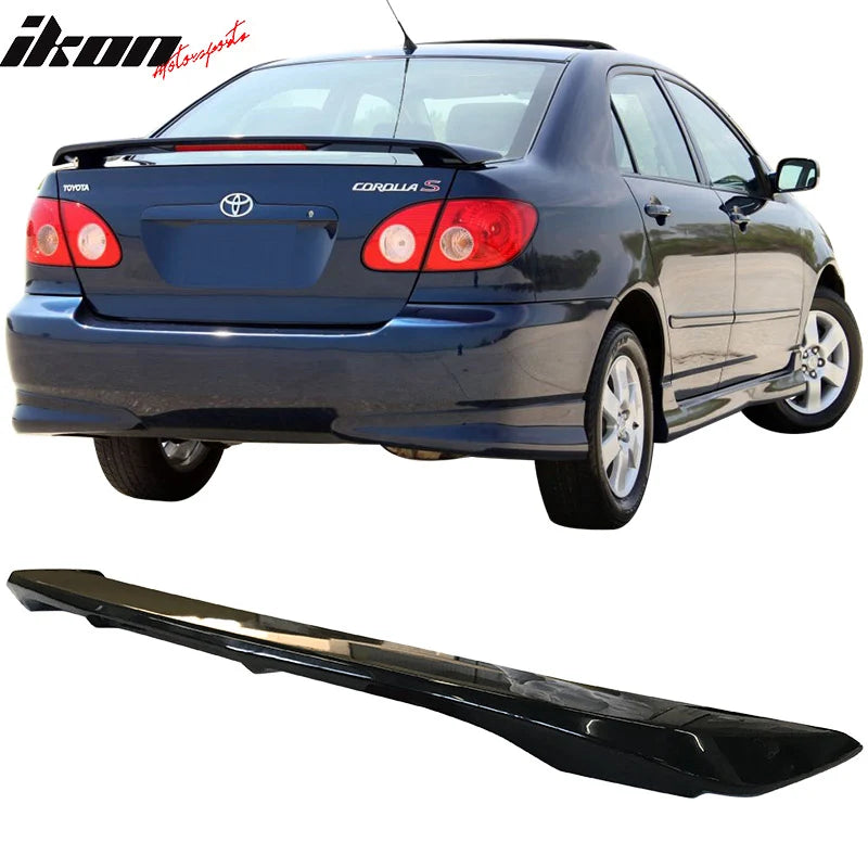 ABS Trunk Spoiler with LED Brake Light