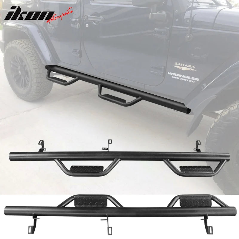 Black Off-Road Running Boards