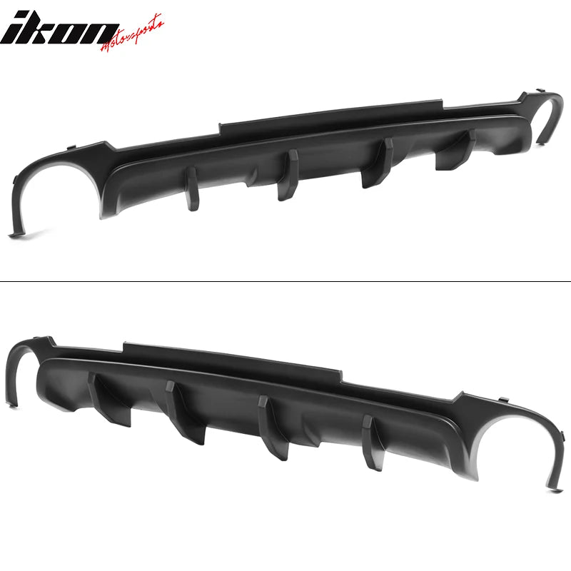 California V2 Style Polypropylene Rear Diffuser