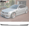 H Style Front Bumper Lip - Polyurethane