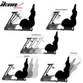 Black PVC Racing Seat with Steel Bracket