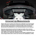 JDM VIP Style Front Bumper Lip Splitter