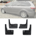 Front and Rear Mud Flaps Splash Guards