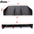 Matte Black Aluminum Canards