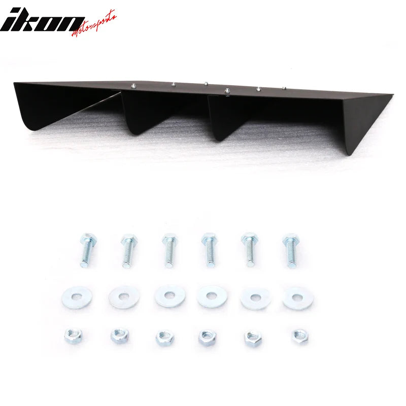 Matte Black Aluminum Canards