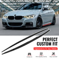 MP Style Side Skirts Carbon Fiber Print
