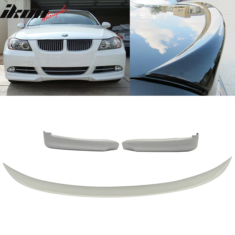 ABS Trunk Spoiler and Front Splitter Set