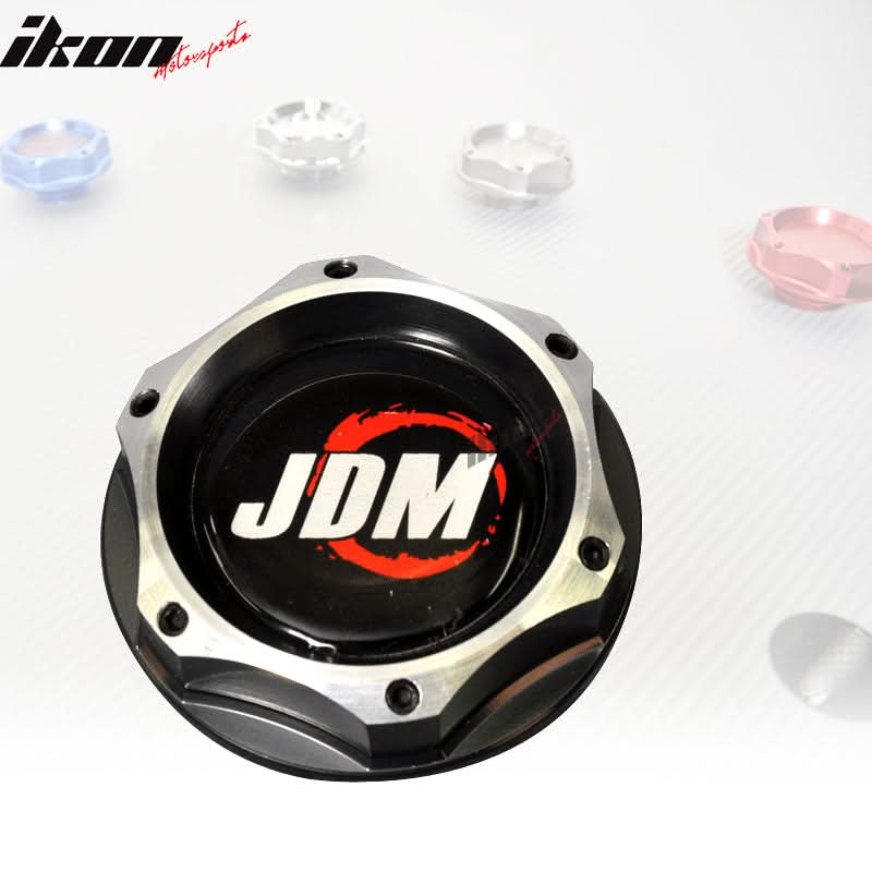 JDM Emblem and Oil Cap Set