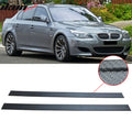 V1 Carbon Fiber Texture Side Skirt Extensions