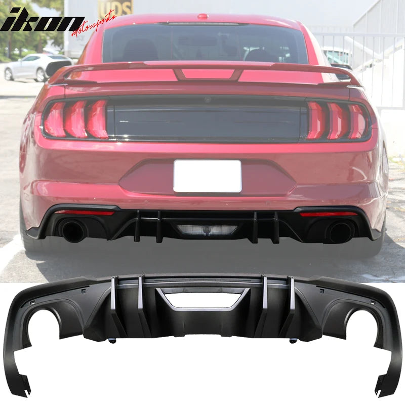 PP Rear Diffuser with Muffler Cover